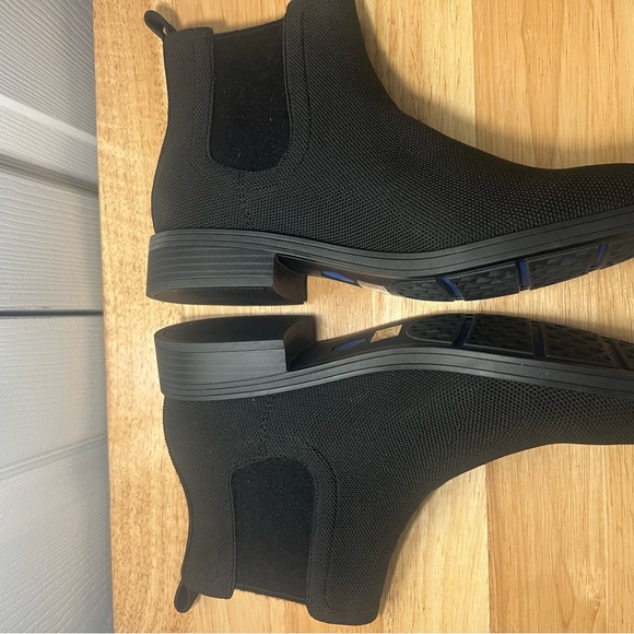 VIVAIA Black Square Toe Chelsea Booties Size 40.5 (US 9) - Picture 11 of 14